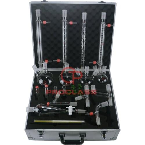 Laboratory Advanced Organic Chemistry Kit 24/40 with Cabinet Box
