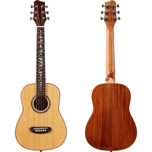 Full size natural color 12 string acoustic guitar 41 inch folk guitar high gloss western guitar
