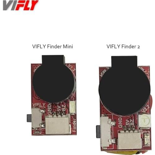 19X11X12mm VIFLY Finder Mini 100DB Mini Drone Buzzer Tracker Built-in 40mAh Battery 4.5-7.4V for Micro FPV Racing Drones Sub250g