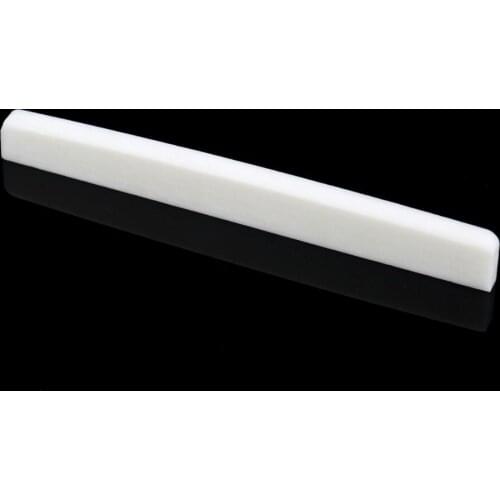 Musiclily 6 String Classical Guitar Bone Saddle, DJ-02 80x3x9/8mm (2 Pieces)