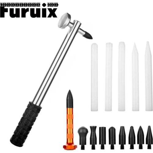 Dent Repair Tool Kits Paintless Dent Removal Tap Down Tools Dent Rubber Hammer Auto Body DIY Dent Fix Tools