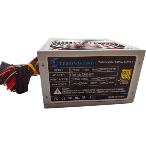 Desktop Power 500W Quiet Power Switching 12V ATX BTC Power Supply SATA 24PIN Power Supply Computer Chassis For Intel For AMD PC