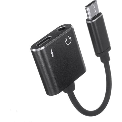Small And Light USB-C Type-C To 3.5mm Jack Headphone Charging AUX Audio Splitter Cable Adapter For Letv Le Max 2 X820