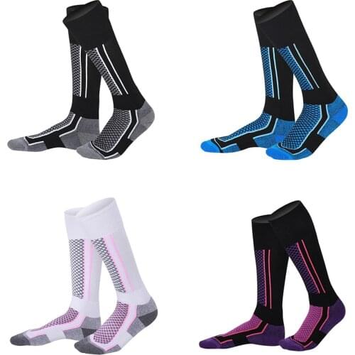 Mountaineer Socks New Professional Sport Cycling Stockings Outdoor Snowboarding Thicken Winter Towel Bottom Pull Warm Long Hose