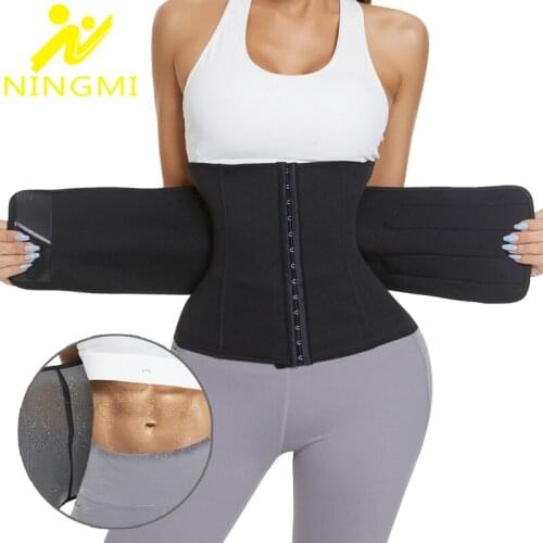 NINGMI Waist Trainer Belt Body Shaper Corset Women Slimming belt Belly Shaper Modeling Strap Body Shapewears Fajas Colombianas