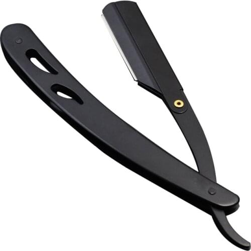 5 Colors Men Shaving Straight Razors Hairdresser Barber Tools Manual Shaver Stainless Steel Folding Knife