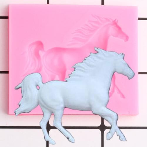 3D Pegasus Silicone Mold Horse Candy Chocolate Fondant Molds DIY Baby Birthday Cake Decorating Tools Soap Polymer Clay Mould