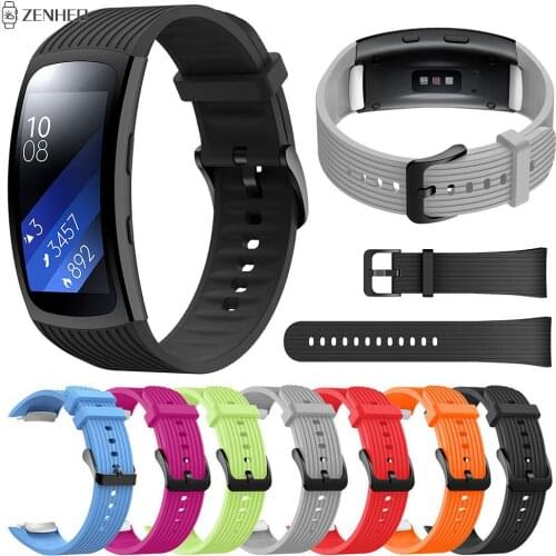 Silicone Bracelet Strap For Samsung Fit2 SM-R360 Replacement Wristband For Samsung Gear Fit2 Pro Watchband