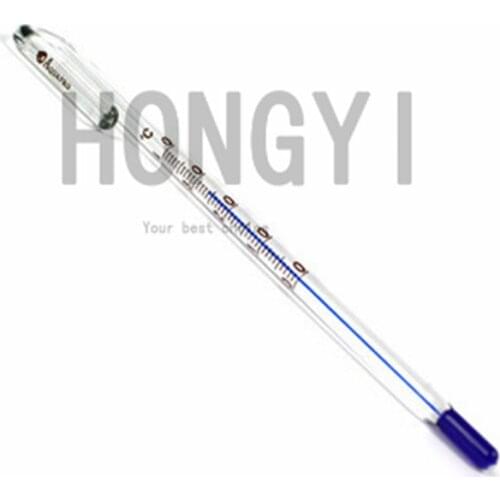 HONGYI 1 piece 6/8/10/12/15mm glass water temperature meter water grass fish tank wall-mounted hook up walking stick thermomete