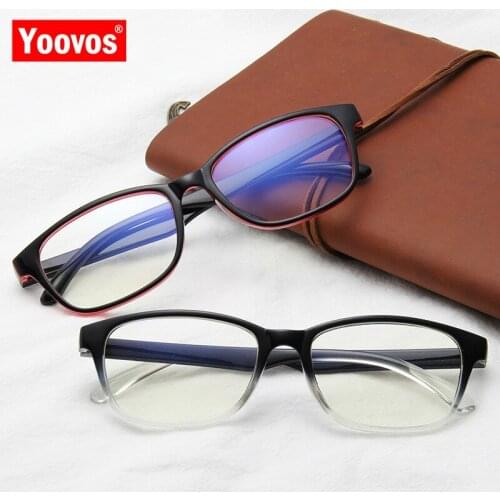 Yoovos 2021 Glasses Frame Women Brand Design Eyeglasses Frames For Men Anti-Blue Light Eyewear Square Okulary Gafas De Hombre