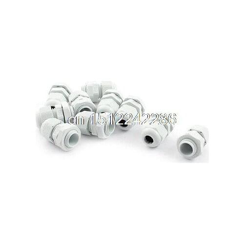 10Pcs Strain Relief PG7 Glands Connector Joints for 3.5-6mm Dia Cable