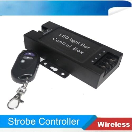 12v24v Led DRL Fog spot driving head light bar Emergency warning strobe hazard beacon caution lamp Wireless control Module 360w