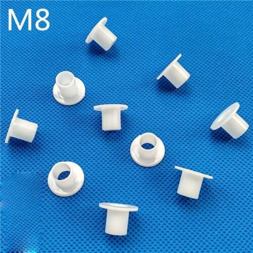 20pcs M8 nylon step washers gaskets double-layer gasket washer 8mm inside diameter transistor insulation cover sleeve