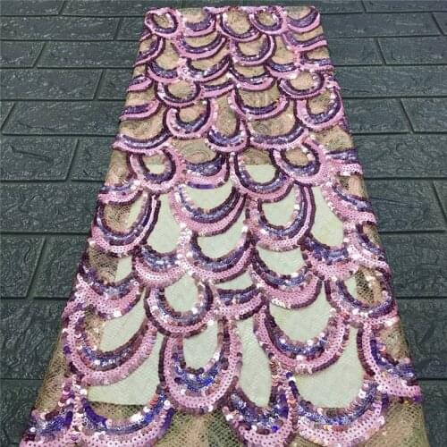 2020 High Quality African Lace Fabric French Net Embroidery Tulle Lace Fabric For Nigerian Wedding Party Dress j19-20