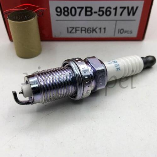 4PCS 9807B 5617W IZFR6K11 6994 9807B-5617W Car Laser Iridium Spark Plug For Honda Accord CRV Legend IZFR6K-11 9807B5617W
