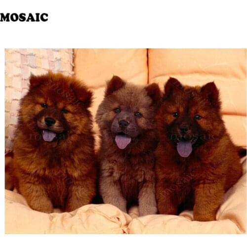 Diamond Embroidery,animal puppy,brown dog,5d Diy Diamond Painting Pattern Rhinestones Sale Diamond Mosaic,Needlework E172