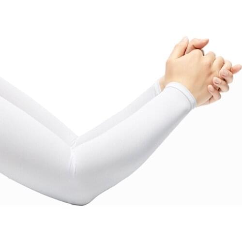 Ice Silk Arm Cover Elastic Ice Silk Ice Cuff For Outdoor Sports Cycling Solid