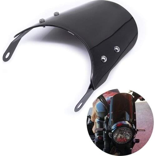 Motorcycle Headlight Fairing Windshield Windscreen Compatible for Triumph Bonneville 2001-2017,T100 2003-2017