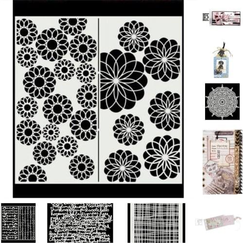 Geometric Graphic Print Graffiti Greeting Card Background Metal Cutting Die Scrapbooking DIY Decoration Craft Embossing Stencil