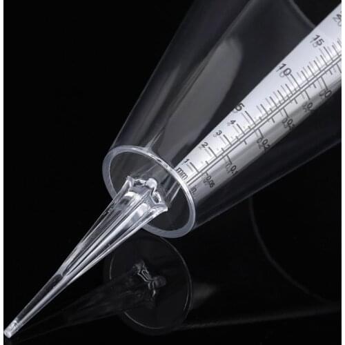 Rain Gauge Ground Spike Precipitation Garden Yard Rainfall Measuring Tools mm in B85C