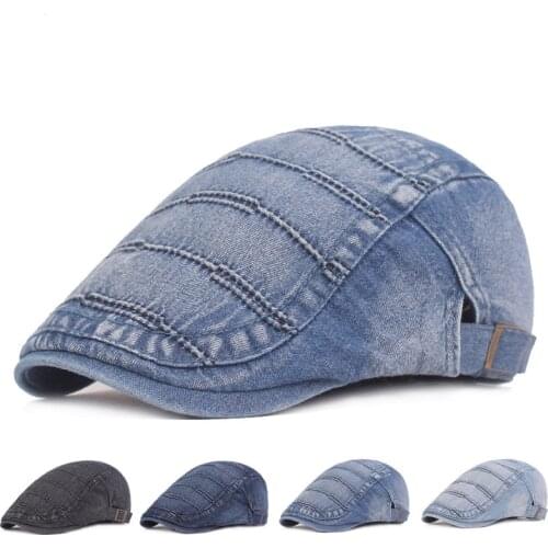 Mens Peaky Blinders Sailor Hats for Women Berets Driving Sun Flat Cotton Newsboy Cap Gatsby Ivy Golf Driving Summer Cabbie 2021