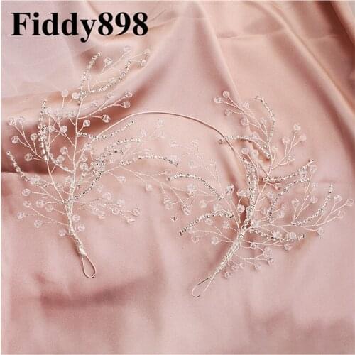 Luxury Wedding Headband Crystal Wedding Hair Accessories Bridal Headpiece Hair Jewelry Women Headwear Vine Tiara