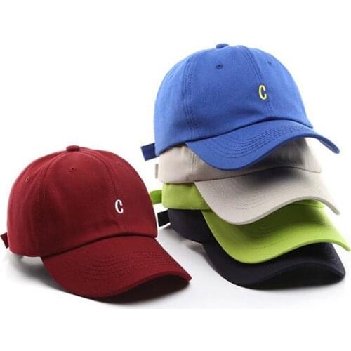 Sports Cap All-Match Caps C Letter Embroidery Fashion Trend Adjustable Hats Mens Casual Sports Womens Baseball Cap