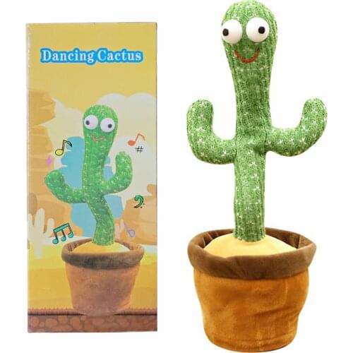 Dancing Cactus Toy Electronic Shake Dancing Toy 120 Songs With The Dong Plush Cute Dancing Cactus Early Childhood Education Toy