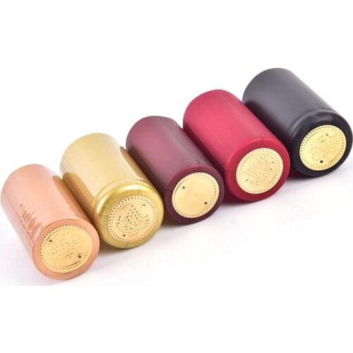 10pcs/lot PVC Heat Shrink Cap Barware Accessories Bar Party Supplies for Home Brewing Wine Bottle Seal Wine Bottle Cover