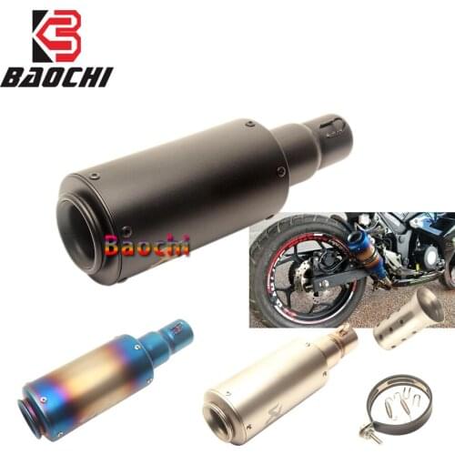 Universal Motorcycle Exhaust Moto Escape Muffler 51 DB Killer for ZX10R Z250 Z750 CB400 R1 R3 Gsxr1000 Z1000 696