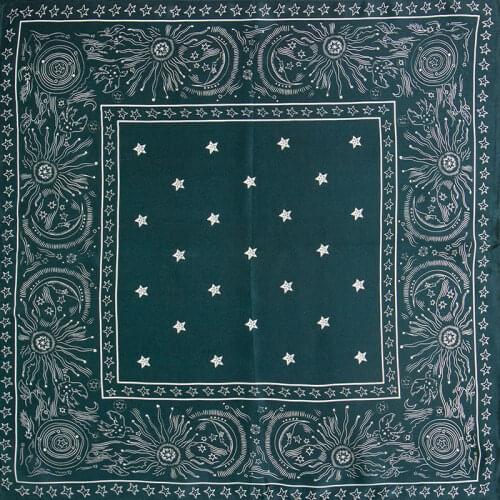 High-quality Pure Silk Scarf Women Bandana Female Hair Scarf Womens Natural Silk Square Neck Head Scarf for Women Star SBS002