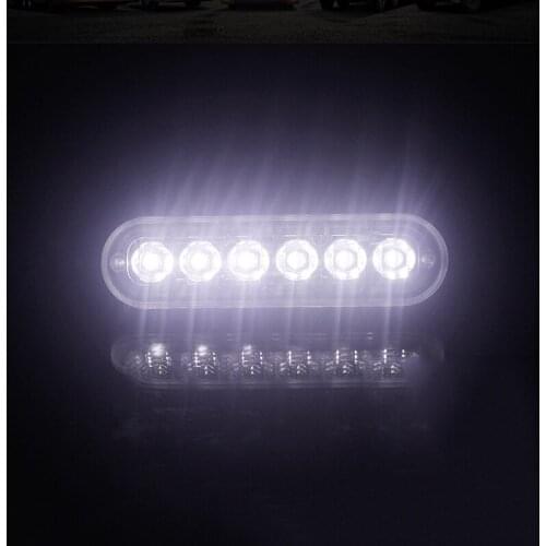 Parts Car fog light Set Universal 112*28mm 333mA 6 LED DC 12V-24V Off-road Replacement