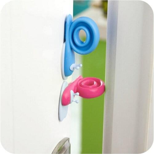 1PCS Safety Cute Snail Animal Shaped Silicone Door Stopper Wedge Holder For Guard Finger Protector Children Kids