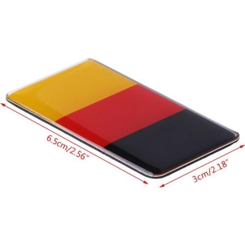 1pc German Flag Front Grille Sticker Emblem Badge For Golf Dropshipping