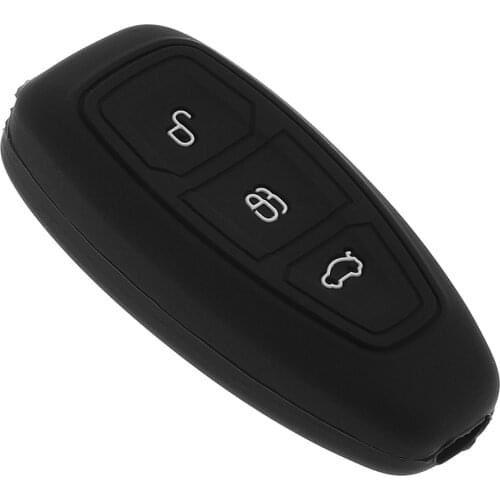 3 Buttons Silicone Flip Folding Car Key Cover Protector Holder for Ford Fiesta Focus 3 4 MK3 MK4 Mondeo Focu