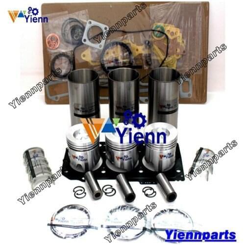 3TNE88 3TNE88-RN2 -CS -ECS -YB -CR Overhaul Rebuild Kit For Yanmar Engine Cylinder Liner Piston Ring Bearing Gasket