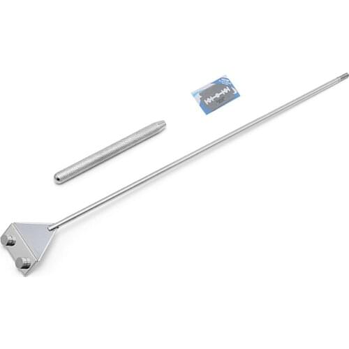 Aquarium Glass Fish Tank Stainless Steel Coralline Algae Scraper Blade Cleaner Drop Ship