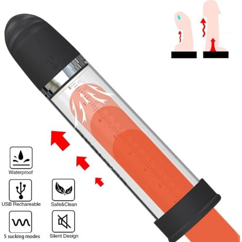 Automatic Penis Enlargement Vacuum Pump for Men Electric Penis Pump,Male Penile Erection Training,Penis Extend Sex Toys Shop