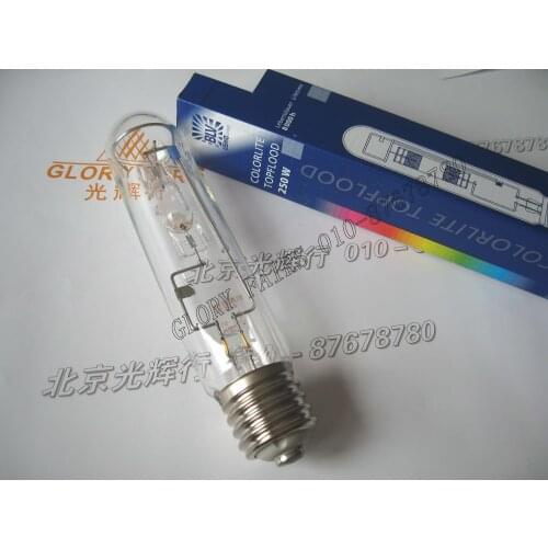 BLV Colorlite HIT 250W B Germany lamp,HIT 250 blue E40 Topflood HIT250W blue color 224426 metal halide bulb