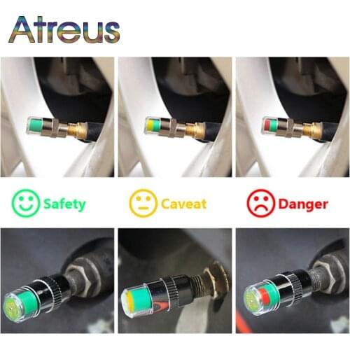 4pcs Tire Pressure Monitor Valve Cap Sensor For Hyundai Solaris I30 Ford Fiesta Fusion Mustang Opel astra j Peugeot 206 207 208