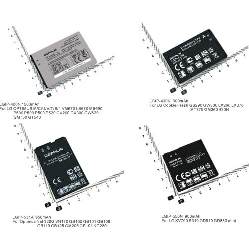 DEPALAI LG Optimus Phone Batteries