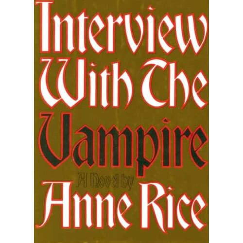 Interview With the Vampire Anne Rice Book Cover Locket Necklace keyring silver & Bronze tone book jewelry