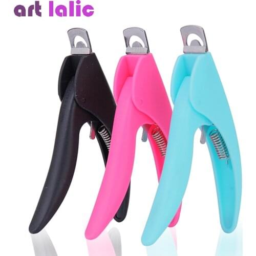 Nail Clippers U-shaped Plastic Scissors 125*72mm Nail Art Supplies Professional Manicure Cutters Pedicure Tips Tools