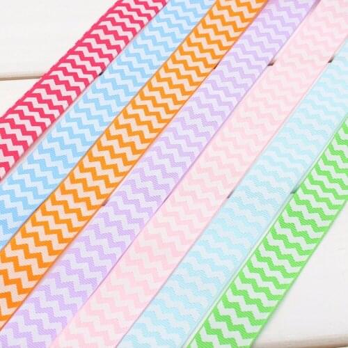 1730135 ,1'' 25mm 9 Color choose 10yard/lot wave Ribbons Printed grosgrain Wedding Accessories DIY handmade materials Gift