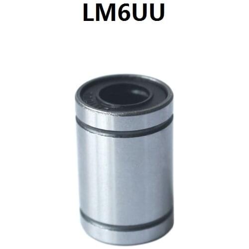 LM6UU 6mm linear ball bearing bushing 6x12x19mm for cnc router 3d printer parts LB6UU