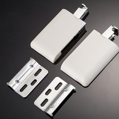 1Pair Silver Hardware Kitchen Cabinet Metal Invisible Hanger Suspension Bracket Hidden Suspension Fittings for Cupboard