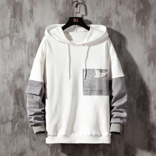 2020 AUTUMN Spring Fashion High Quality Men Hip Hop Punk Streetwear Long Sleeve Pullover Hoodies Sweatshirt Clothes