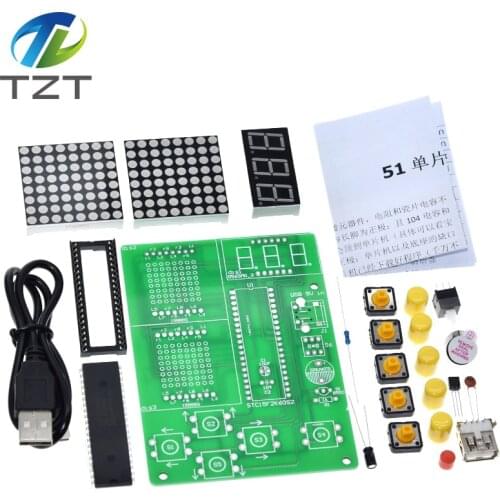 DIY Game Board Kit 51 SCM Chip Retro Electronic Soldering Practice Console Maker Small Production student lab