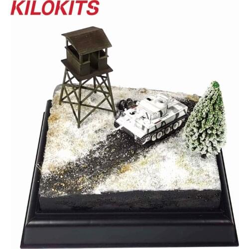 30x30cm Diorama Base Dioramas Building Plastic Frame DIY Craft 1/35 1/72 1/87