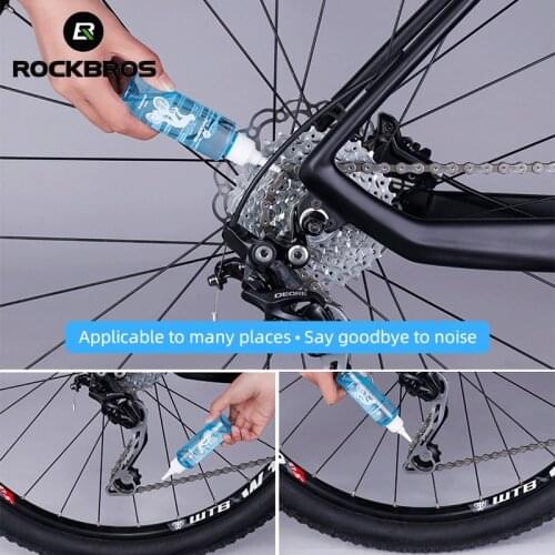 ROCKBROS Bicycle Lubricating Oil Antirust Mountain Bicycle Bearing Gear Dustproof Corrosion Resistance Bike Chain Oil Portable